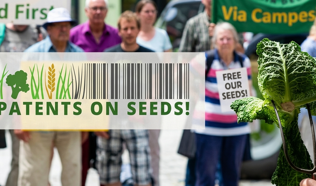 L’EPO cerca di aggirare la legge europeasui brevetti // No Patents on Seeds!